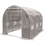 &Scaron;iltnamis su armuota plėvele, 6 m2, 2x3 m, pilkas