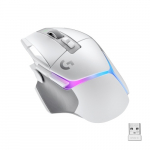 Logitech G502 X Plus LIGHTSPEED Belaidė žaidimų pelė, RF Wireless, 25600 DPI, Balta