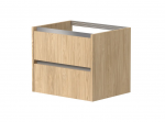 Spintelė po praustuvu Kame City, BU/6-3DR/35P1, aliuminio profiliai, 60 cm, &Scaron;viesus ąžuolas