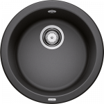 Apvali virtuvinė plautuvė Blanco RONDO 511629, antracito