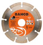Deimantinis diskas betonui, segmentinis, Bahco 230x2.6x22.23mm