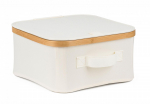 Sandėliavimo dėžė G21 63555306, 30 x 30 x 15 cm, su dangčiu, smėlinė