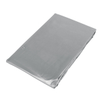 Truper tentas heavy duty 4x6m, pilkas, 180g/m2
