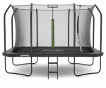Zipro Jump Pro Quadro trampol&iacute;na 8x12FT, batutas su vidiniu tinklu, 252x374 cm