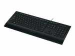 Klaviatūra laidinė Logitech K280e corded USB INTNL (US) (920-005217),  juoda