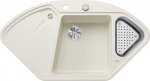 Plautuvė BLANCO DELTA II 527055, soft white (su ekscentriniu ventiliu)