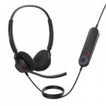 Jabra Engage 40 MS Stereo Inline Link Laidinės ausinės, USB-A, Juoda