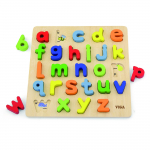 Viga medinė dėlionė raidės 18M+ 50125