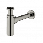 Apvalus sifonas praustuvui BLU, nerūdijančio plieno spalvos