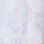 Vonios užuolaida &bdquo;Rombai&rdquo; 180 x 200 cm