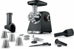 Mėsmalė Bosch Serija 6, MultiPower, MFWS642B, 2100 W, juoda, sidabrinė metalo