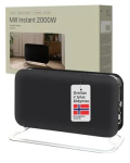 Ne&scaron;iojamas &scaron;ildytuvas Mill Instant Max Mec, CO2200MECMAXBLACK, 2200W
