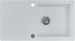 Granitinė plautuvė Kernau KGSA 50 1B1D Pure White
