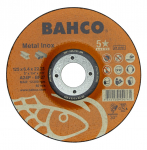 Abrazyvinis metalo ir nerūdijančio plieno &scaron;lifavimo diskas Bahco A30S INOX+Fe T42 125x6,4x22.23mm