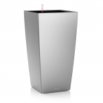 Vazonas su savaiminio drėkinimo sistema LECHUZA Cubico Premium 30 Silver, 18185