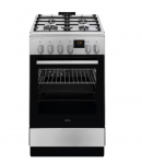 Dujinė viryklė su elektrine orkaite AEG 6000 serija, SteamBake, CKB56490BM