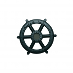 Piratų laivo vairas, tamsiai žalias