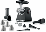 Mėsmalė Bosch Serija 6, MultiPower, MFWS640B, 2100 W, juoda, sidabrinė metalo
