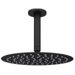 Lietaus du&scaron;o galva su laikikliu i&scaron; lubų Sapho C00680NO+MS573B, juoda matinė