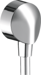 Potinkinė jungtis du&scaron;o žarnai be atbulinio vožtuvo Hansgrohe FixFit E, 27454000, chromo