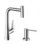 Plautuvės mai&scaron;ytuvo ir dozatoriaus komplektas Hansgrohe Talis Select M51 72821000 + A51 40448000