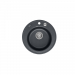 Plautuvė Quadron MORGAN 210, HB8301U8-BS_P2O, juodas deimantas