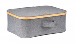 Sandėliavimo dėžė G21 6355530, 40 x 30 x 15 cm, su dangčiu, pilka