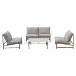 Lauko baldų komplektas &ldquo;Dominyka&rdquo;, smėlio spalvos