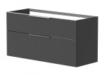 Spintelė po praustuvu Kame BIG, BU/12-3DR/GSF10-BIG, 120 cm, Grafitas
