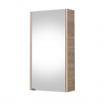 Vonios spintelė su veidrodžiu RIVA SV 41-11, Sonoma Oak