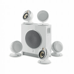 Garso kolonėlių komplektas FOCAL DOME FLAX 5.1 (SUB AIR), baltos