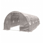 &Scaron;iltnamis su armuota plėvele, 18 m2, 3x6 m, pilkas