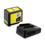 Akumuliatoriaus ir pakrovėjo komplektas Karcher BATTERY POWER 36/50, 2.445-065.0