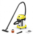 Akumuliatorinis drėgno ir sauso valymo siurblys Karcher WD 3-18 S, 1.628-575.0 (be akumuliatoriaus)
