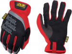 Pir&scaron;tinės Mechanix FastFit&reg; S dydis. Raudonos. Rauktas rankogalis, dirbtinė oda, TrekDry&reg;