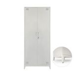 Metalinė persirengimo spintelė dvivietė su pertvara Rehalt Systems 1940 x 800 x 500 su reguliuojamomis kojelėmis