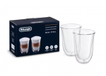 Dvigubos sienelės lattemacchiato stiklinės DeLonghi DLSC312, 330 ml, 2 vnt. rinkinys