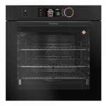 Įmontuojama garinė orkaitė su pirolize De Dietrich DOR7586A, Absolute Black