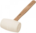 Guminis plaktuka su medine rankena. Galva 230g, 44mm smogiamoji plok&scaron;tuma Truper&reg;