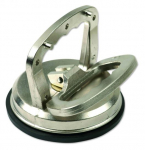 Rankena stiklo ne&scaron;imui, aliuminė, vienguba &Oslash;12,3cm, max 40kg