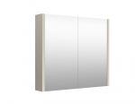 Veidrodinė spintelė be ap&scaron;vietimo Kame Joy 1400513, taupe, 80 cm