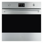 Įmontuojama orkaitė su mikrobangų funkcija Smeg SO6302M2X
