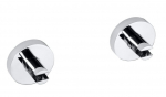 Laikikliai stiklinei lentynėlei Sapho X-ROUND XR009 (8mm)