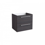 Apatinė spintelė Kame Duet BU/6-2DR/1, 60 cm, Juodas ąžuolas