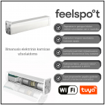I&scaron;manusis elektrinis karnizas užuolaidoms (4m) Feelspot FS-CMK04W WiFi, Tuya