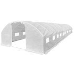 &Scaron;iltnamis su armuota plėvele, 40 m2, 4x10 m, baltas