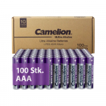 Elementai Ultra Alkaline, AAA, B100, CAMELION, 100 vnt.