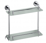 Dviejų auk&scaron;tų stiklinė lentynėlė Sapho X-ROUND XR602