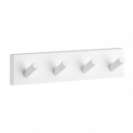 Keturgubas kabliukas Smedbo House RX359, baltas matinis