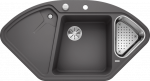Plautuvė BLANCO DELTA II 523657, akmens pilka (su ekscentriniu ventiliu)